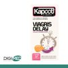 کاندوم تاخیری کاپوت مدل Viagris Delay بسته 12 عدد