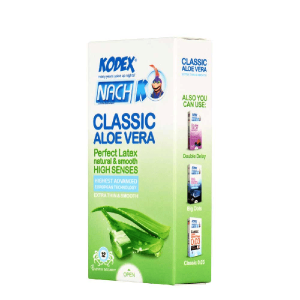 کاندوم کلاسیک ناچ کدکس مدل Aloe Vera بسته 12 عددی